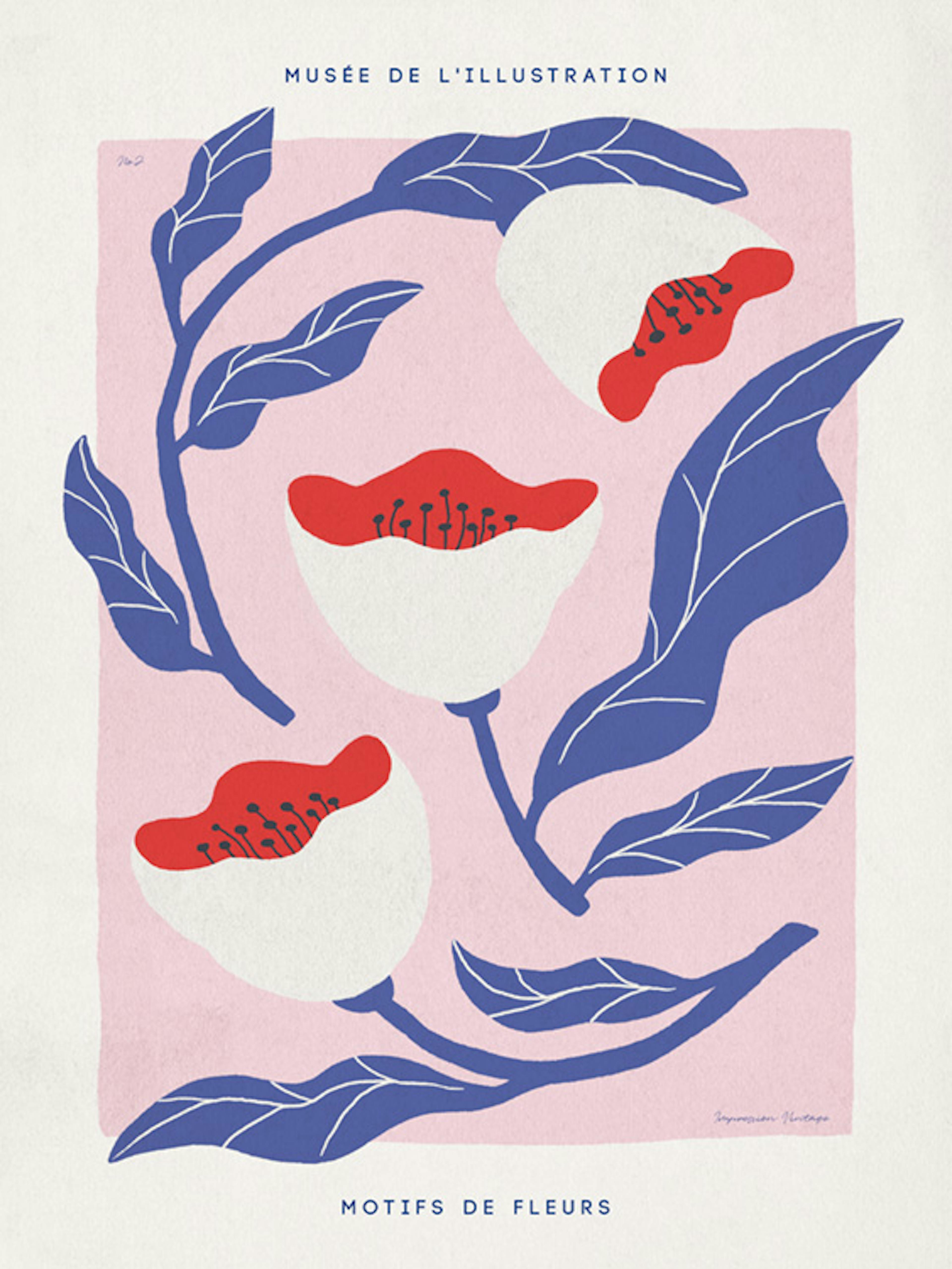 Motifs de Fleurs No2 Poster 0