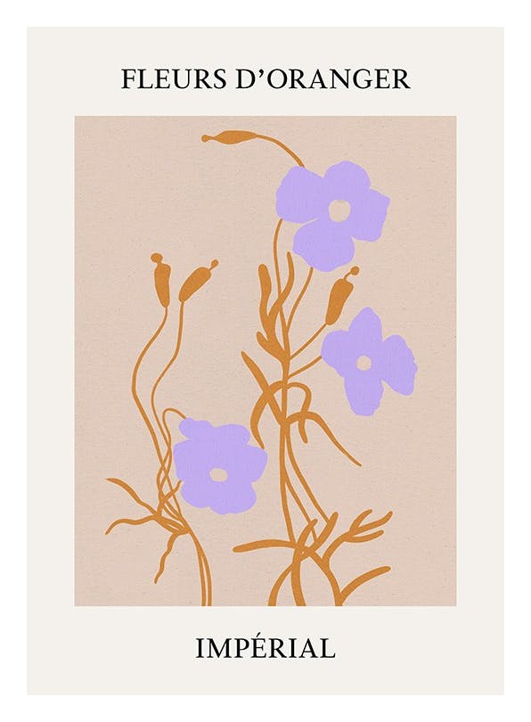 Fleurs No1 Poster (30x40 cm) - Poster