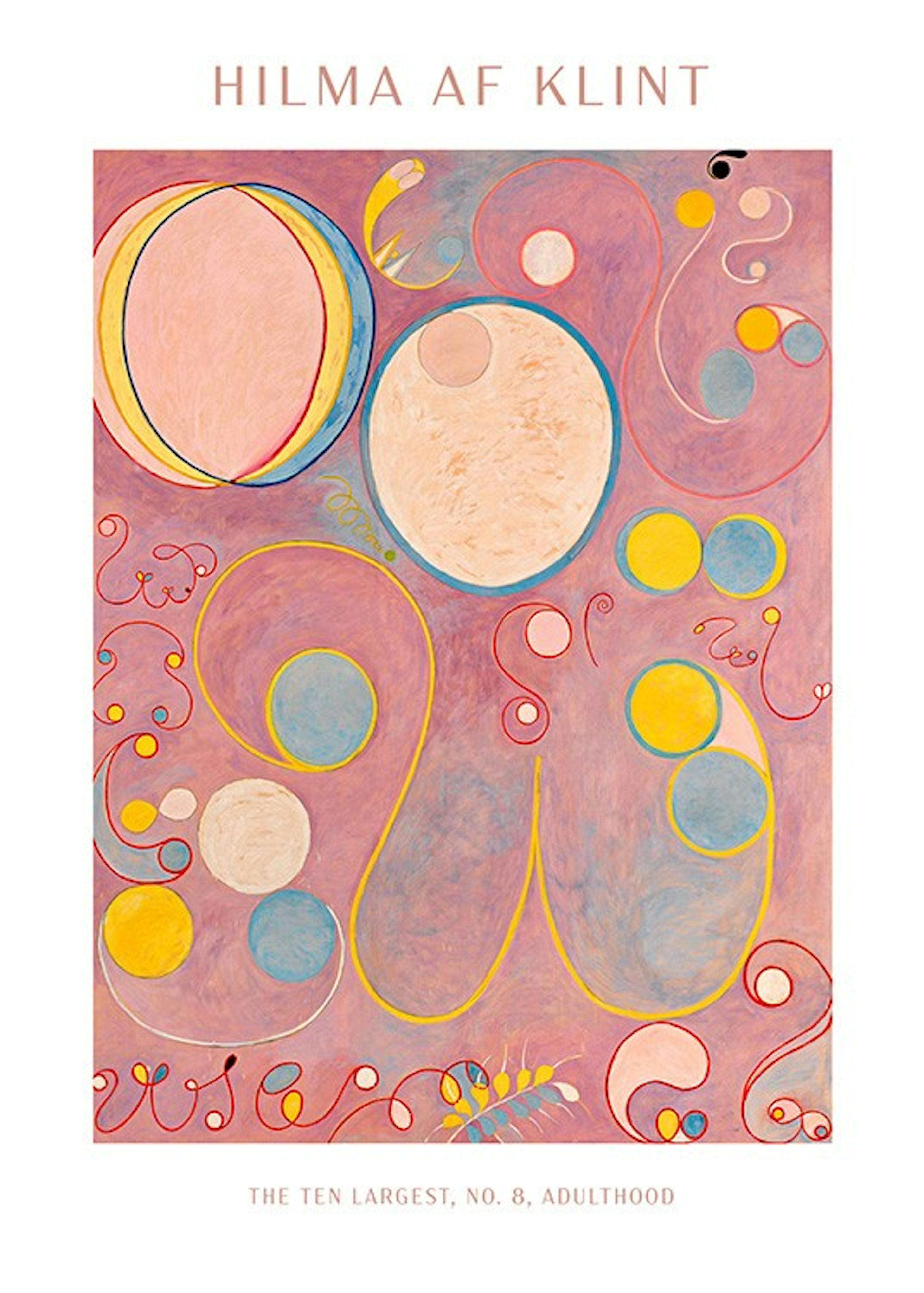 Poster - The ten largest, No.8, adulthood by Hilma Af Klint