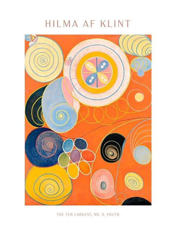 Prints - Print - The ten largest, No.3, Youth by Hilma Af Klint (21x30 cm) - Hilma af Klint Prints