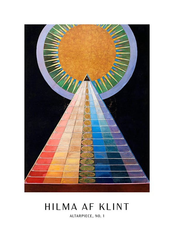 Prints - Print - Altarpiece, No.1 by Hilma Af Klint (50x70 cm) - Hilma af Klint Prints
