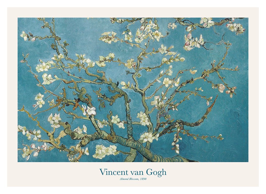 Van Gogh - Almond Blossom Plakat (50x70 cm)- Van Gogh Plakat