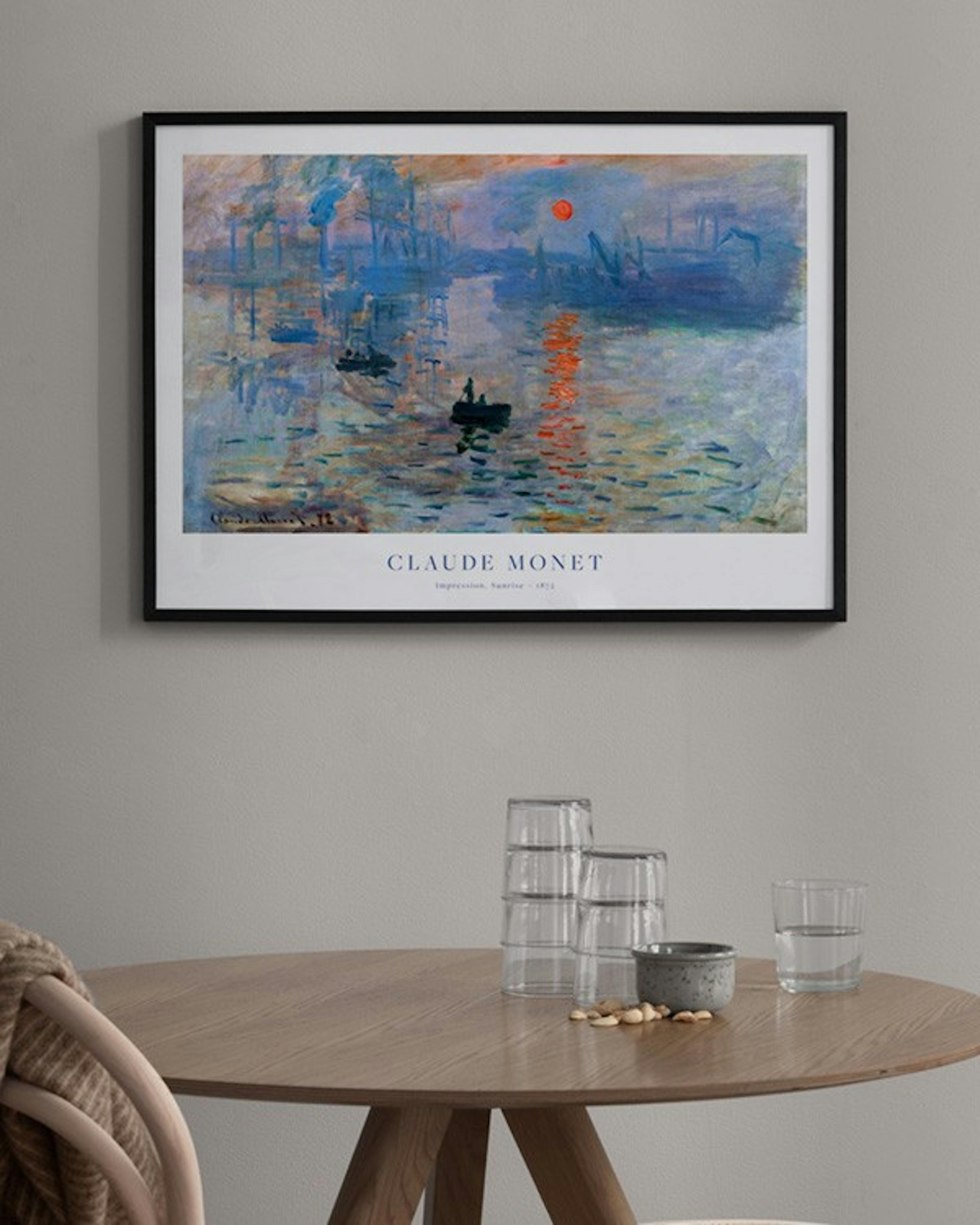 Monet - Impression, Sunrise 포스터