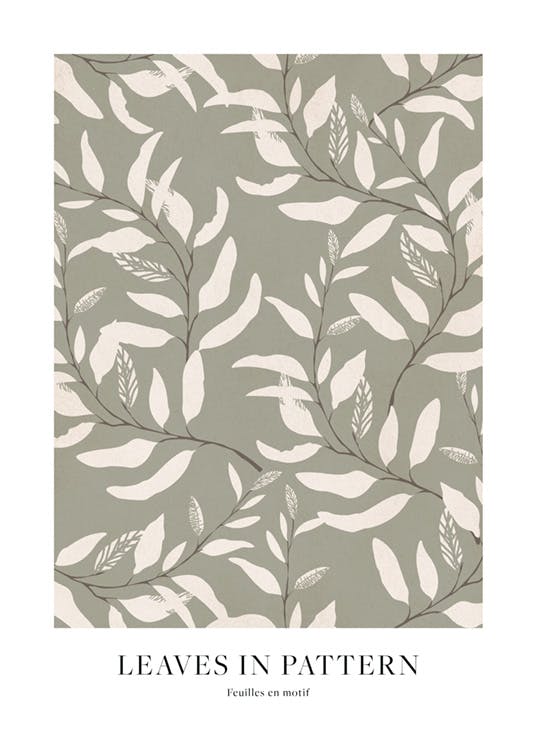 Leaves in Pattern 포스터 0