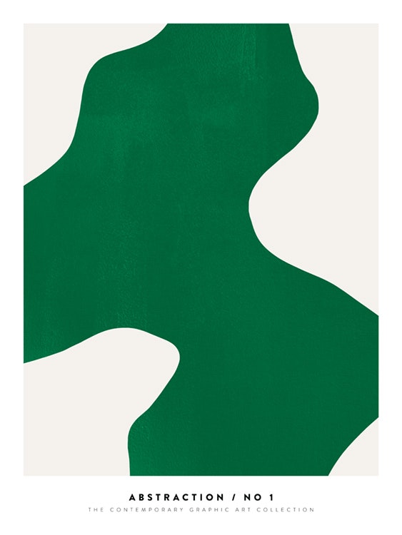 Green Shape Plakat 0