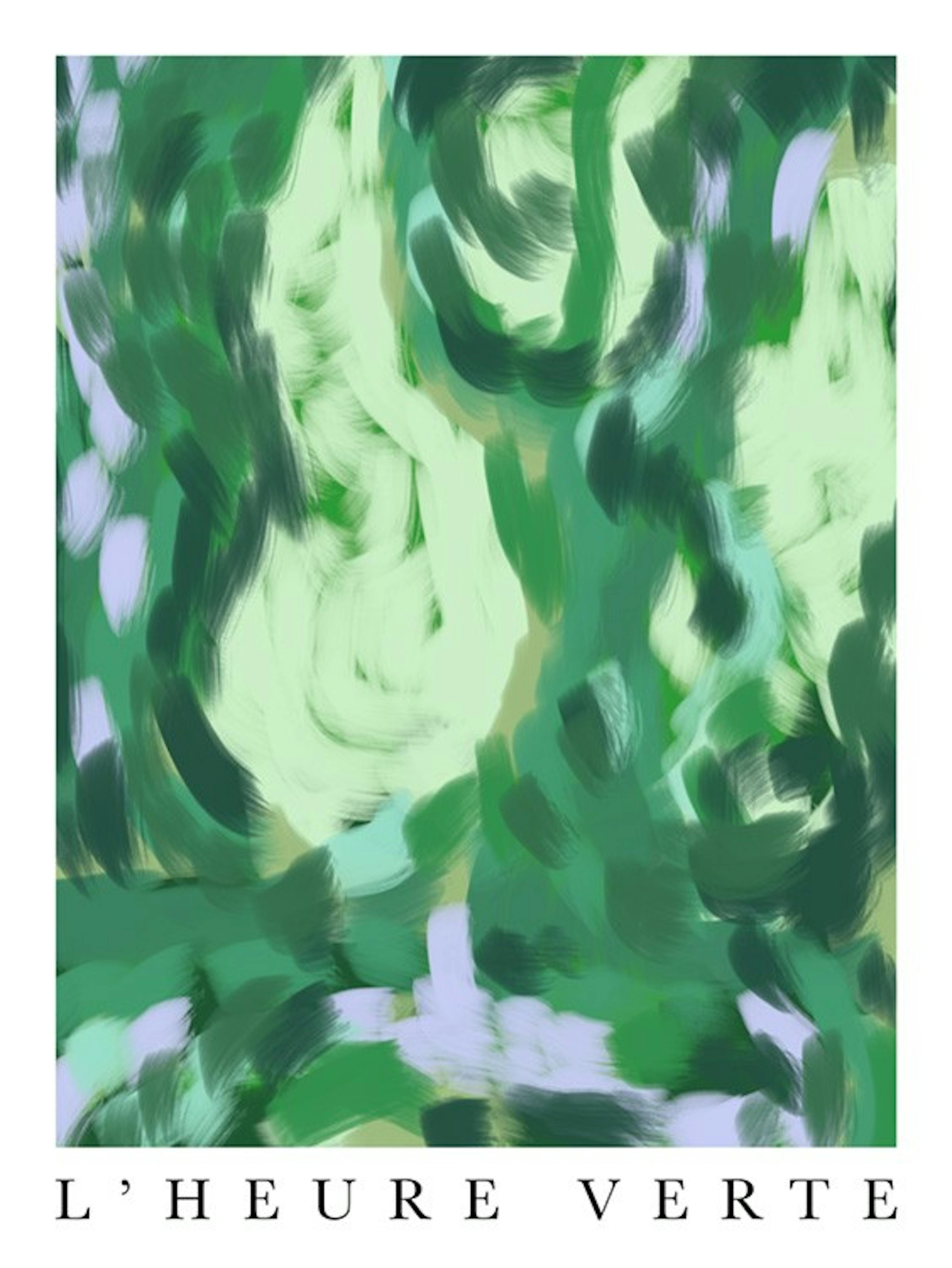 Emerald Abstract No1 Print 0