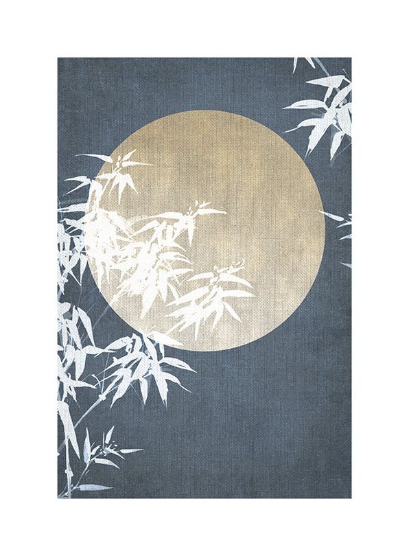 Moon Night Sky No2 Plakat (30x40 cm)- Grafiki