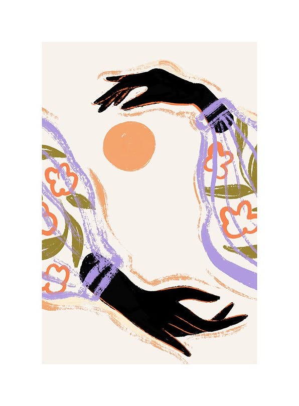 Arty Guava - Lay Hoon - Embrace the Sun Poster (50x70 cm)