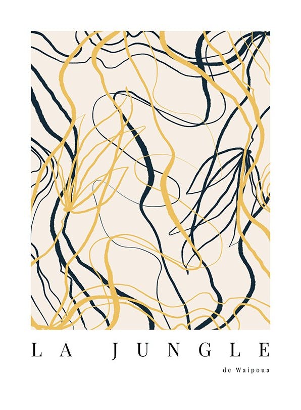 Jungle Abstract No2 Poster (50x70 cm)