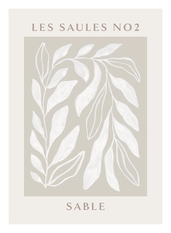 Les Saules No2 Plakat (21x30 cm)- Rośliny zielone