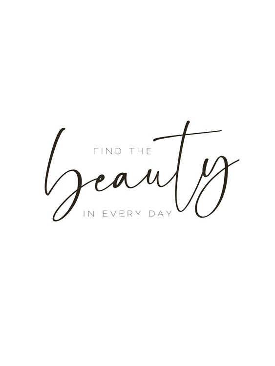 Find the Beauty Plagát 0