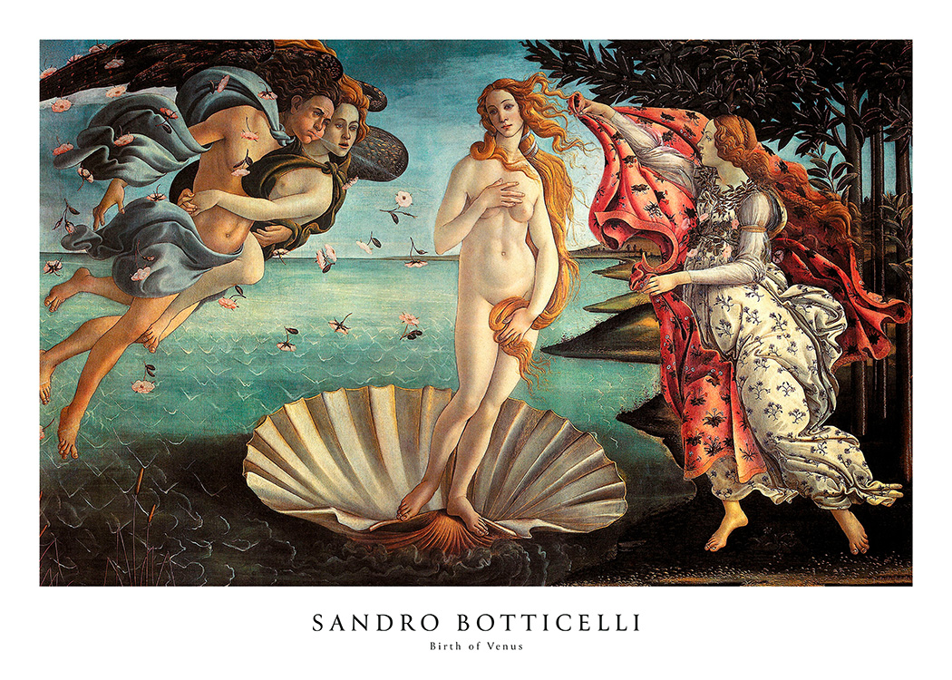Motley Specialisere sammentrækning Sandro Botticelli - Birth of Venus Plakat