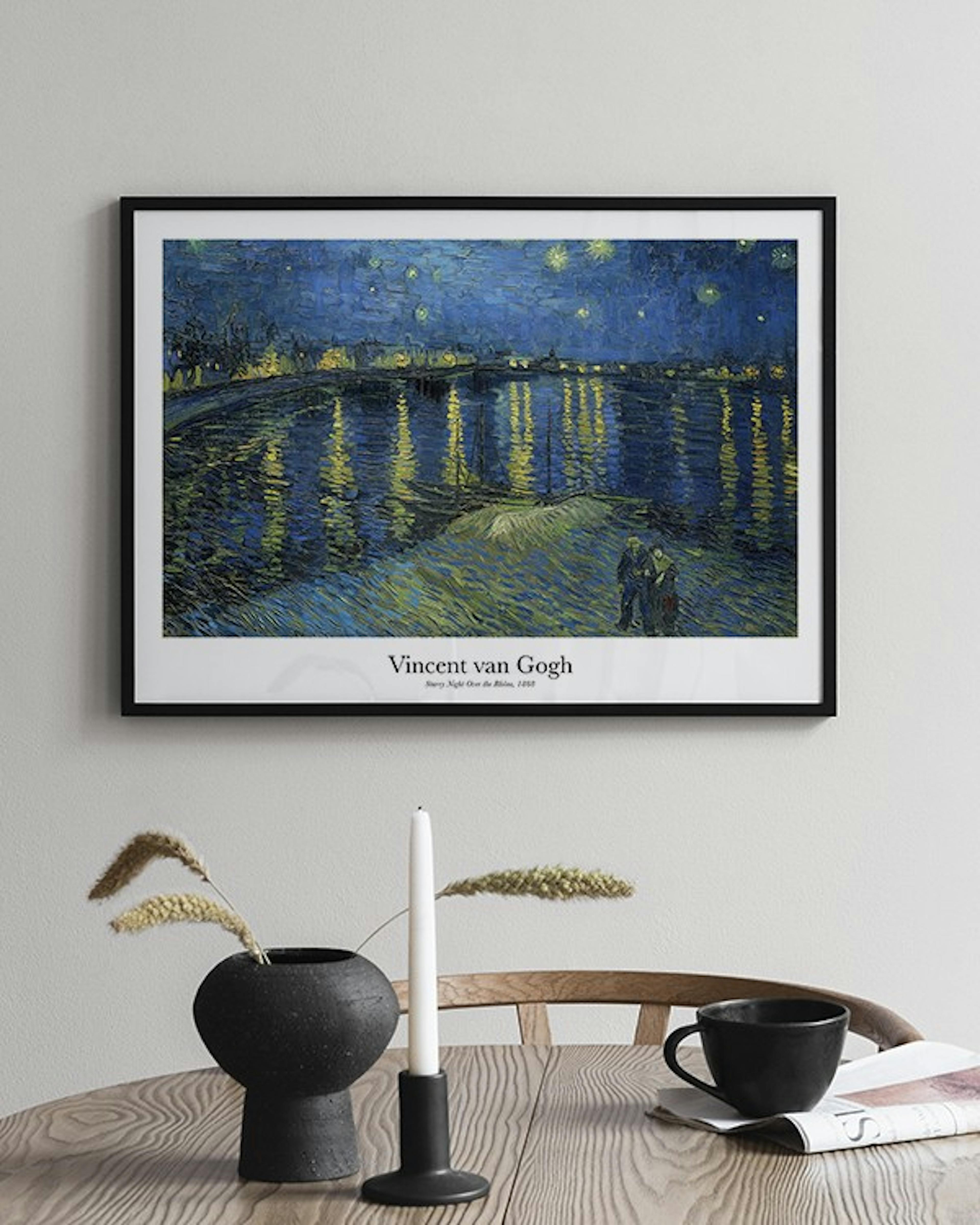 Van Gogh - Starry Night Over the Rhône Print