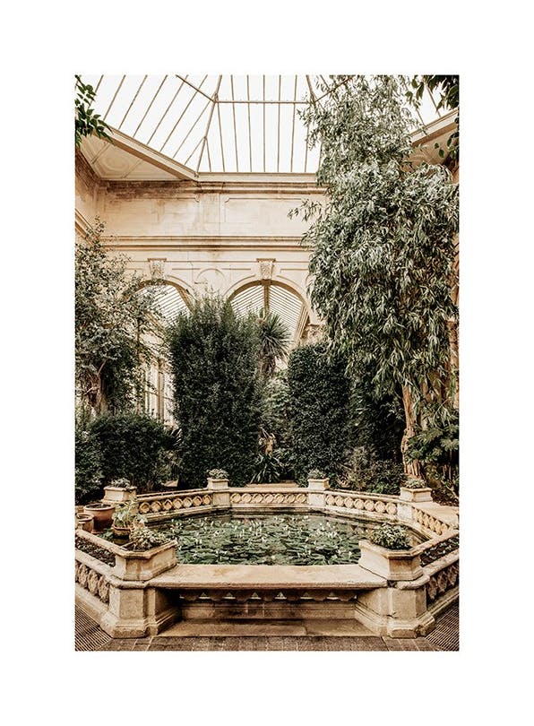 Water Lily Pond Plakat (30x40 cm)- Architektura