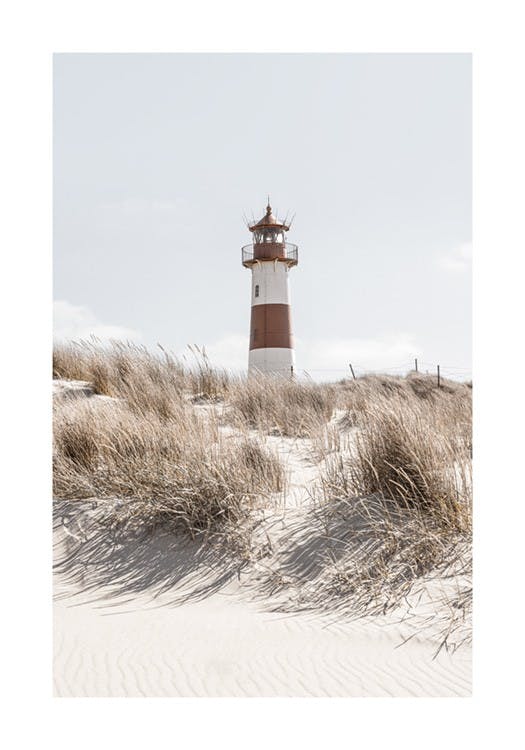 Lighthouse on Dune Affiche 0