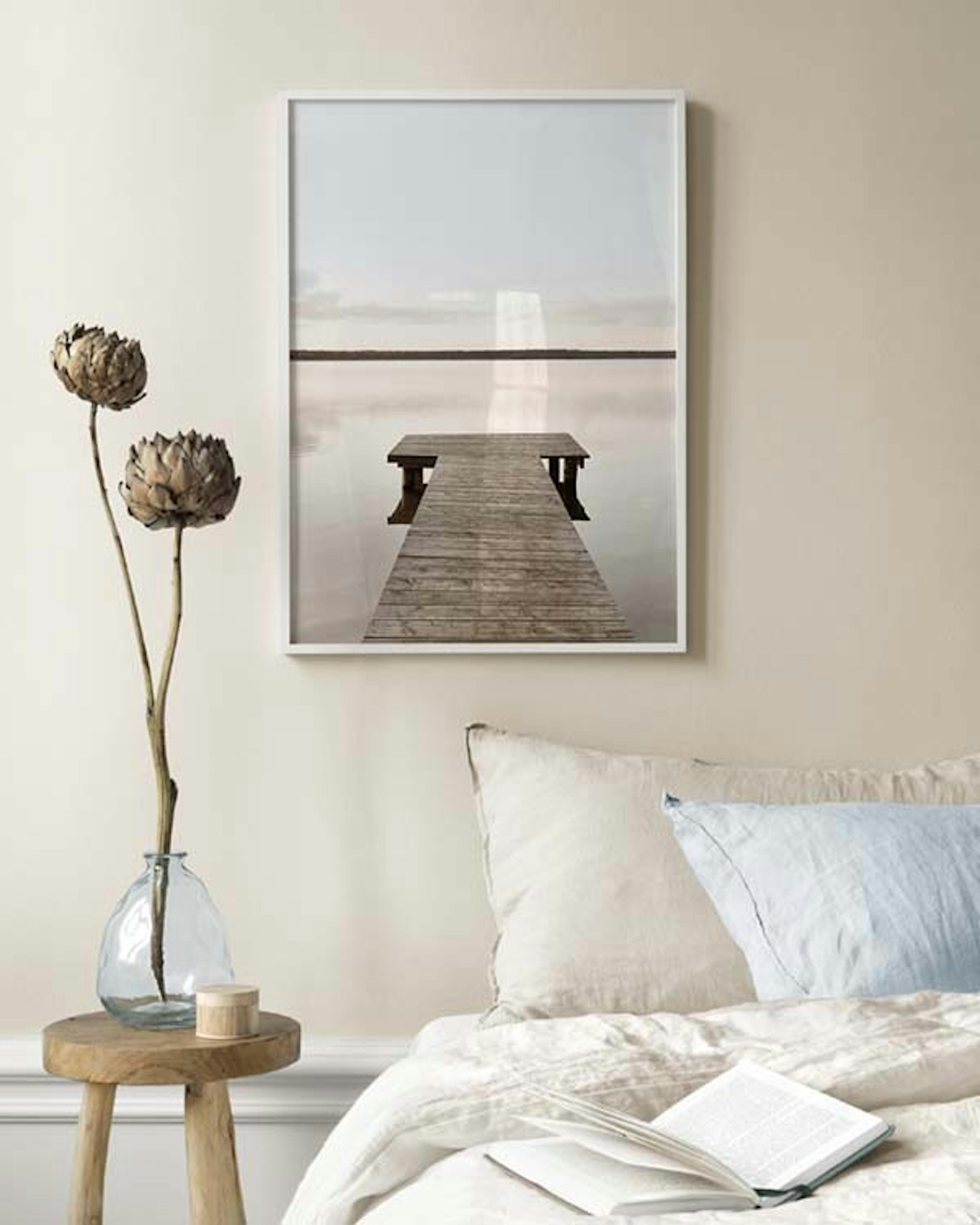 Pier in Lake Poster