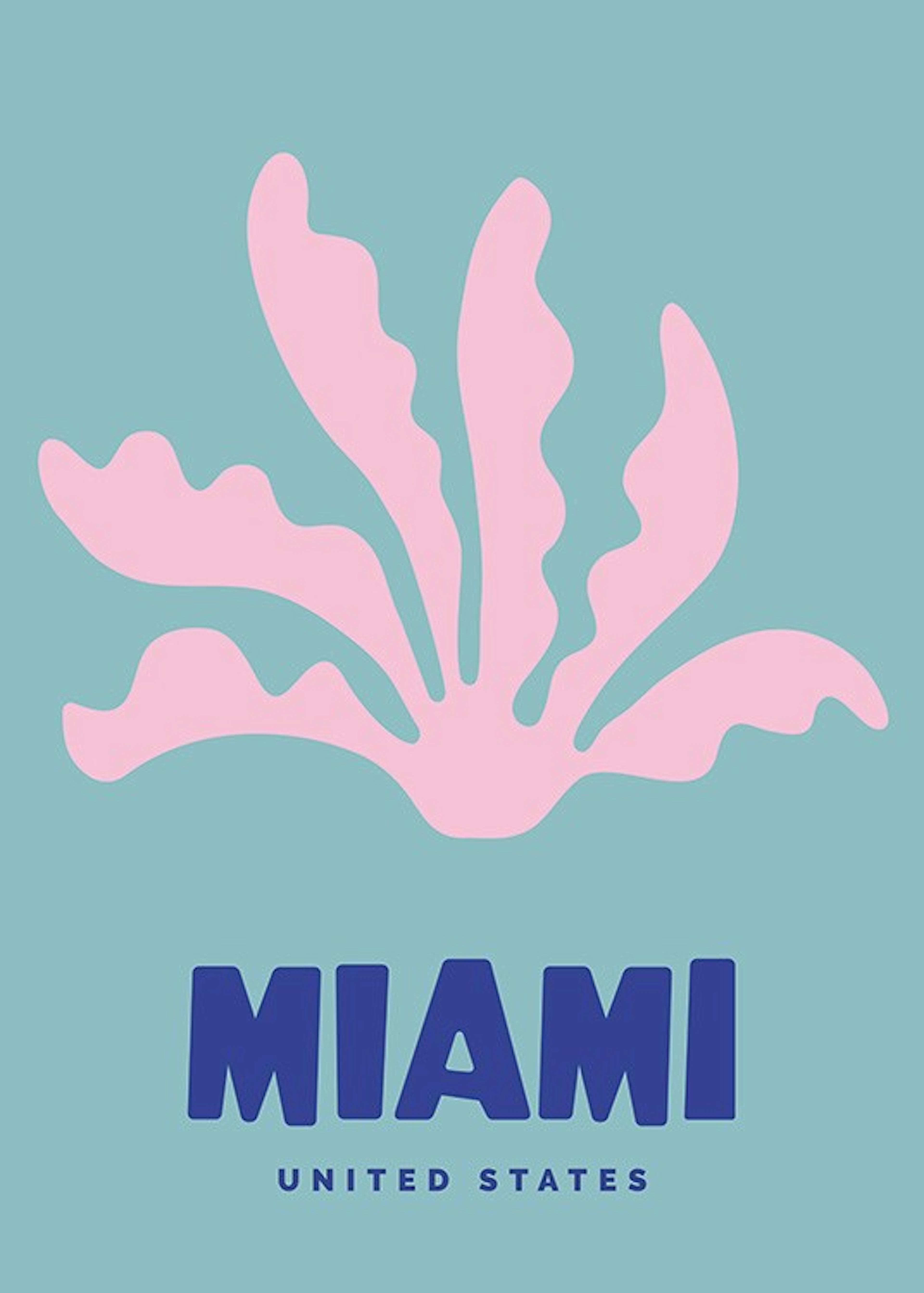 Graphic Miami Print
