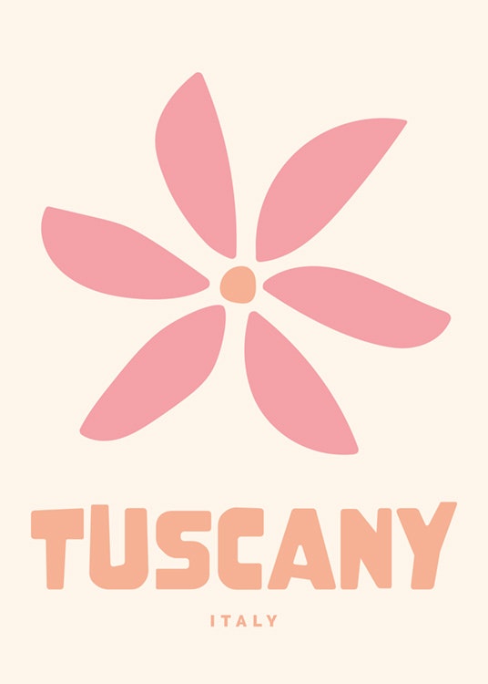Graphic Tuscany Affiche 0