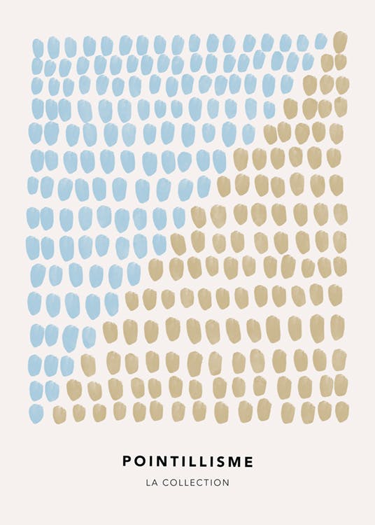 Dots in Blue No2 Poster 0