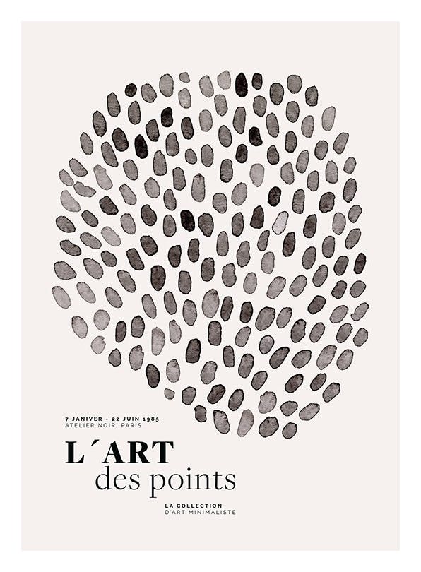 L’art des Points No1 Print (30x40 cm)
