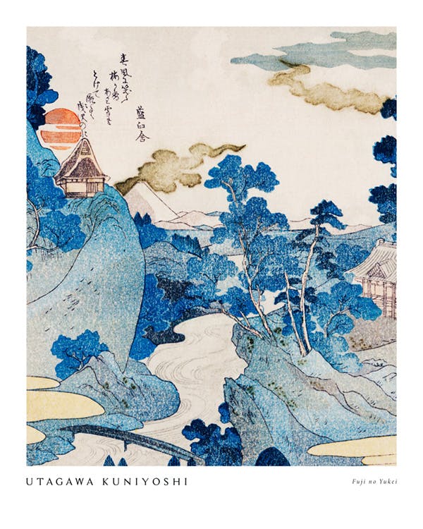 Utagawa Kuniyoshi - Fuji no Yukei Affiche 0