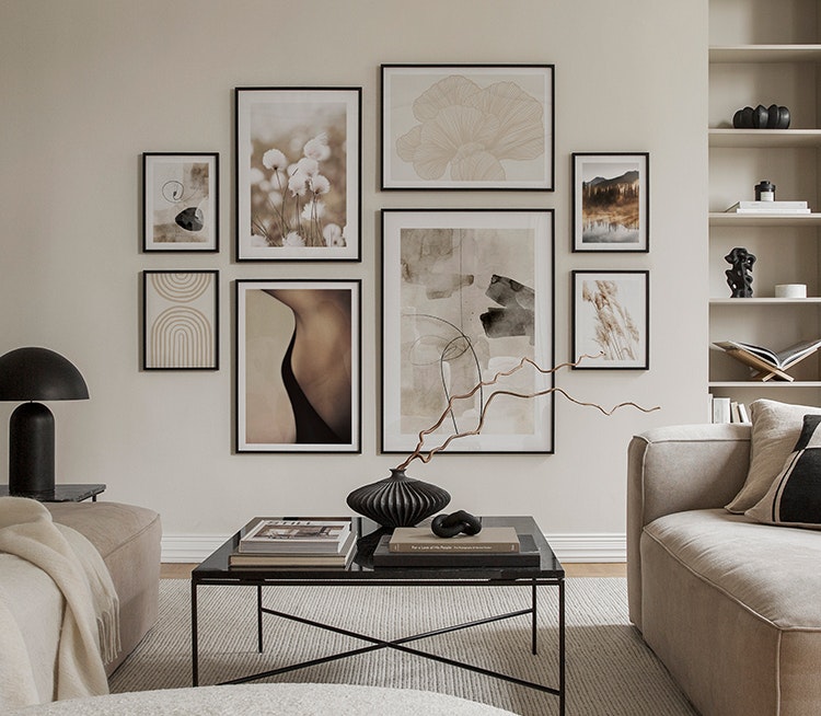 Poster Su Tela Decorativo 40x60 Cm - Stampa D'Arte Moderna Per Parete, Quadro Per Soggiorno O Camera Da Letto
