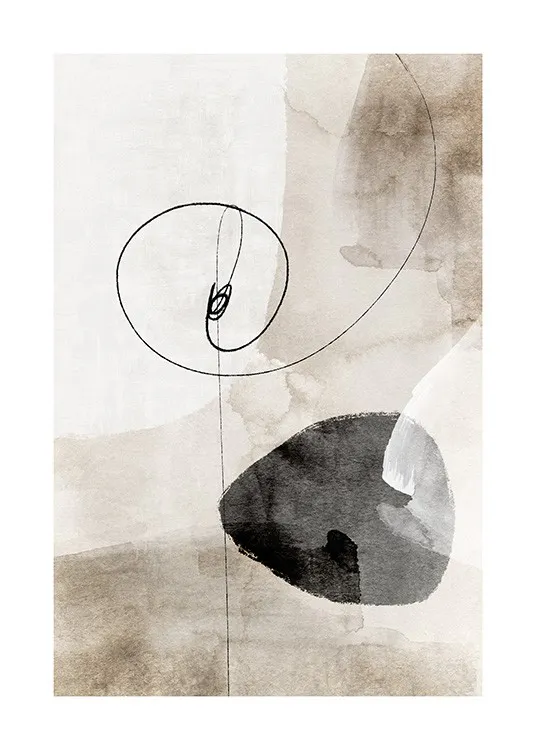 Watercolor Strokes No1 Print 0