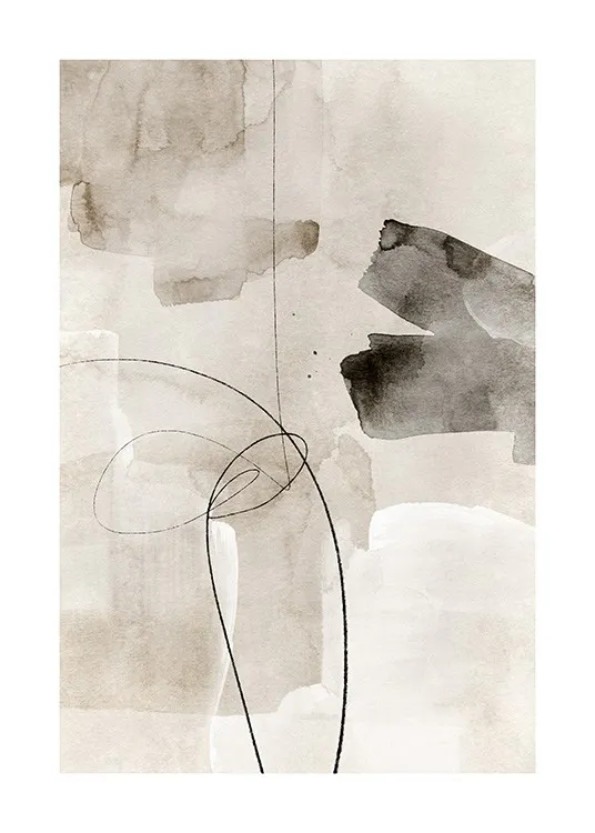 Watercolor Strokes No2 Print 0