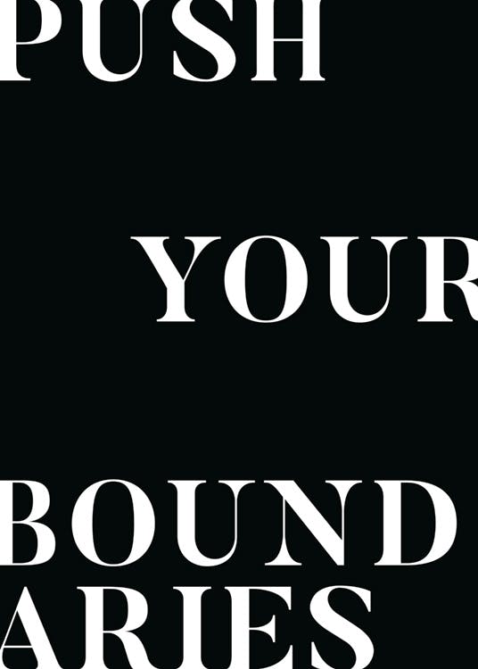 Push Your Boundaries 포스터 0