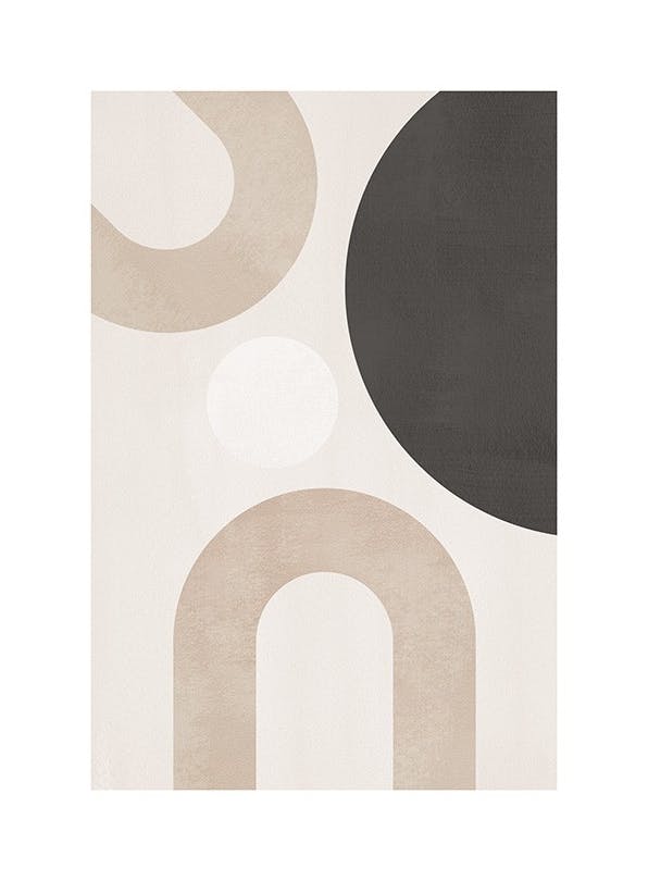 Rustic Curves No2 Plakat (30x40 cm)- Grafiki