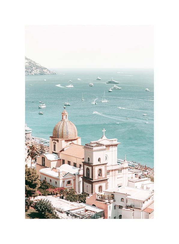 Coast of Positano Plakat (30x40 cm)-Plakaty