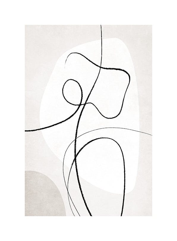 Prints - Artful Lines No5 Print (30x40 cm) - Line Art prints