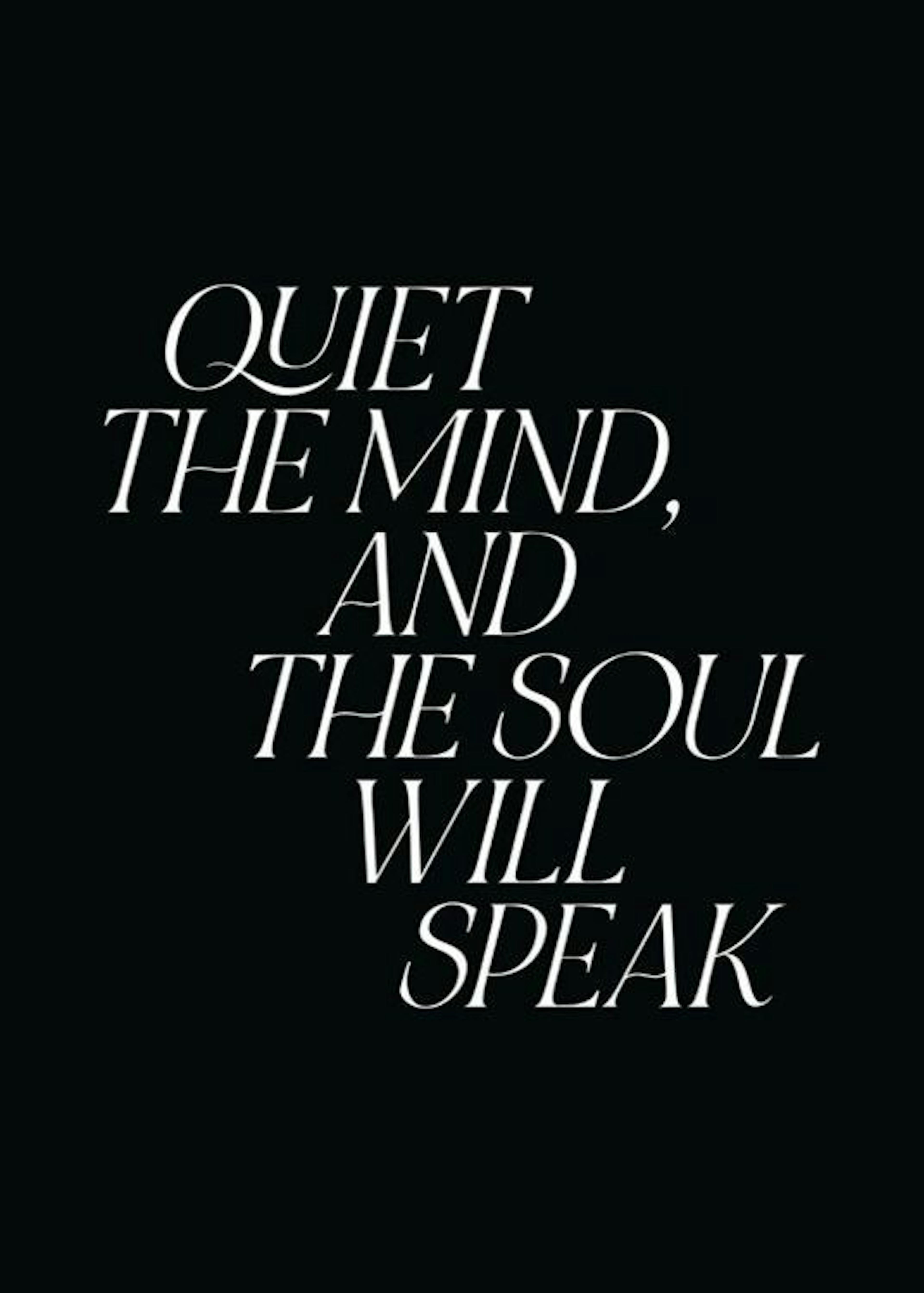 Soul Will Speak Plakat 0