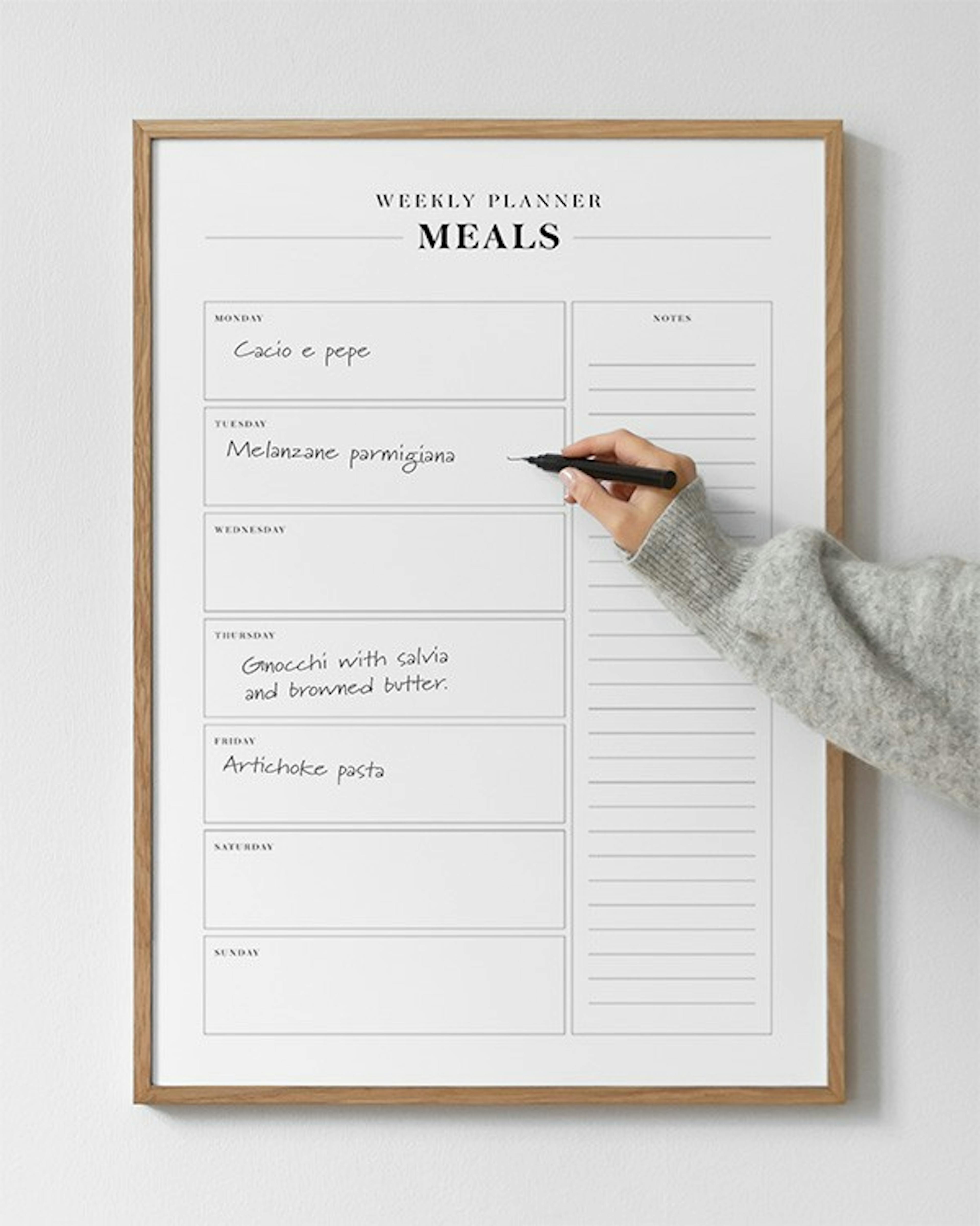 Weekly Meal Planner Print