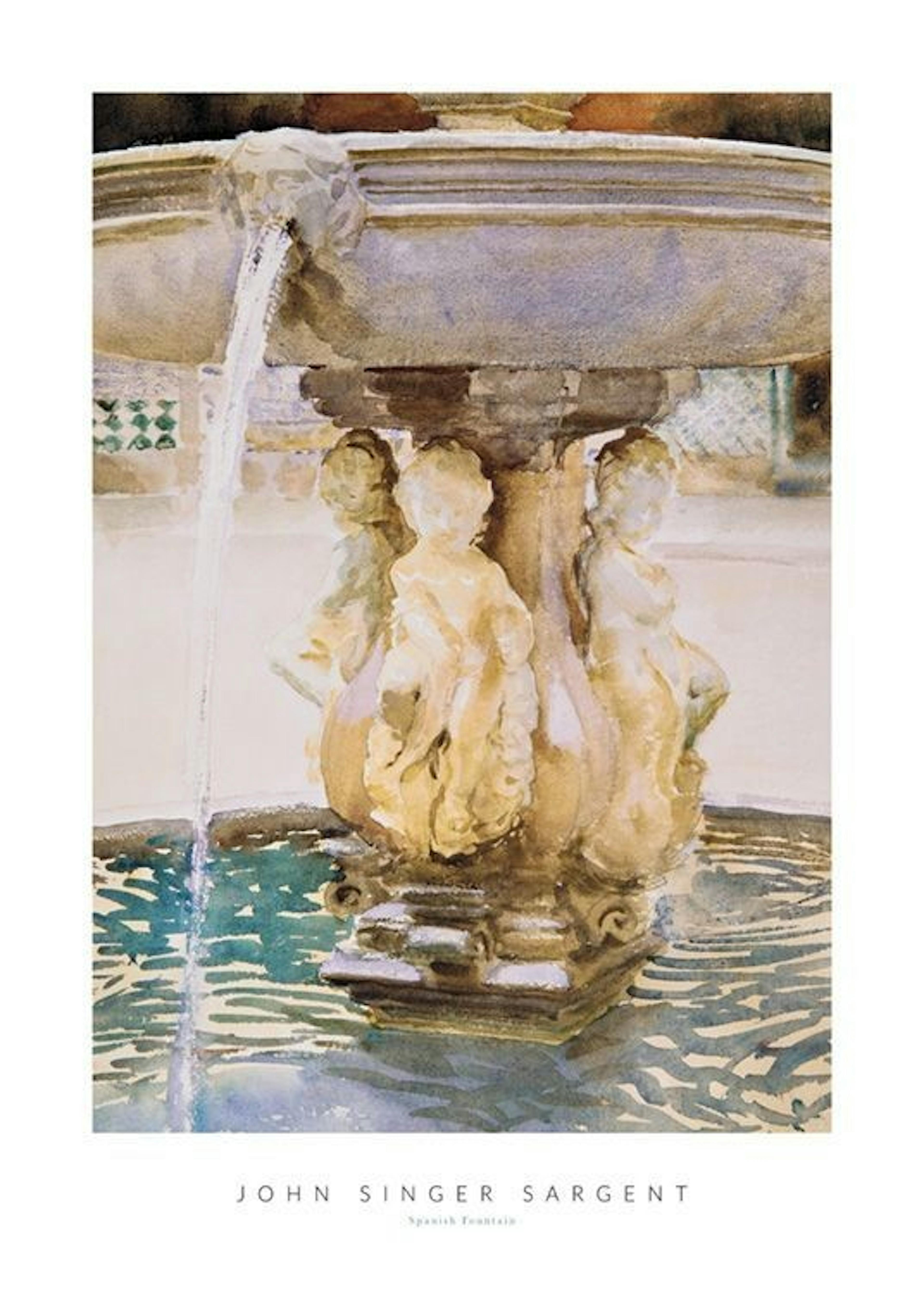 John Singer Sargent - Spanish Fountain Plakát 0