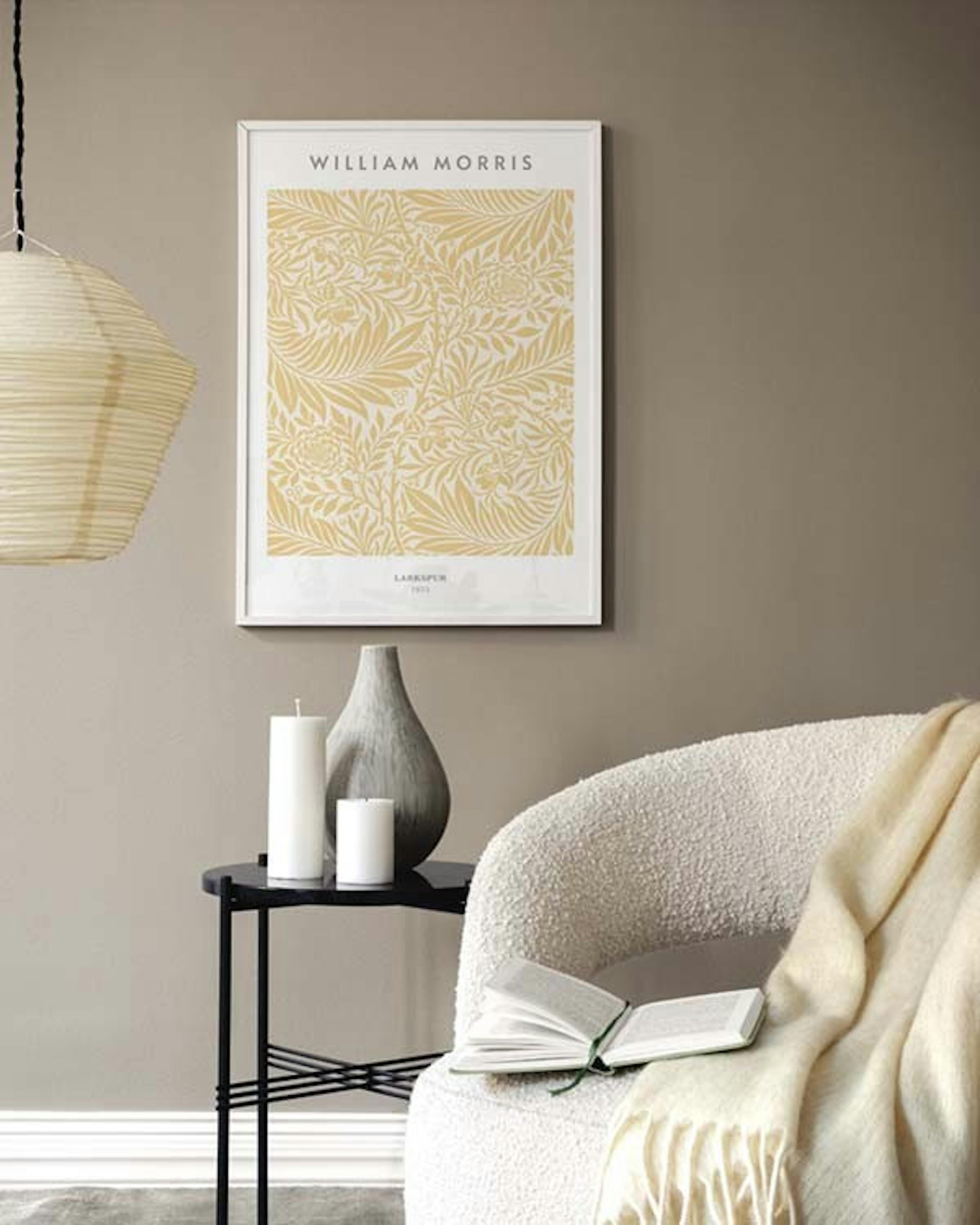 William Morris - Larkspur No3 Poster