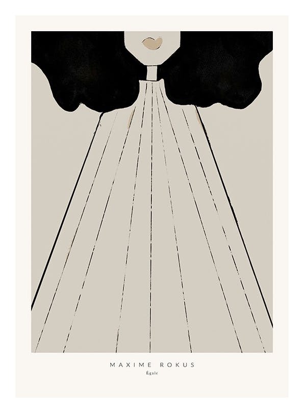Maxime Rokus - Égale Poster (30x40 cm)