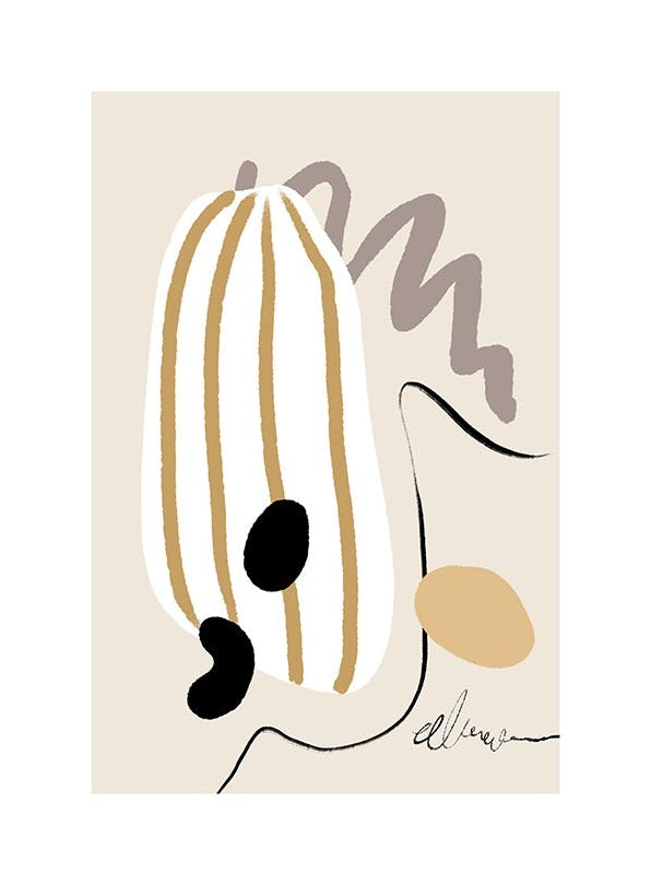 Prints - Abstract Still Life No1 Print (50x70 cm) - Abstract art prints