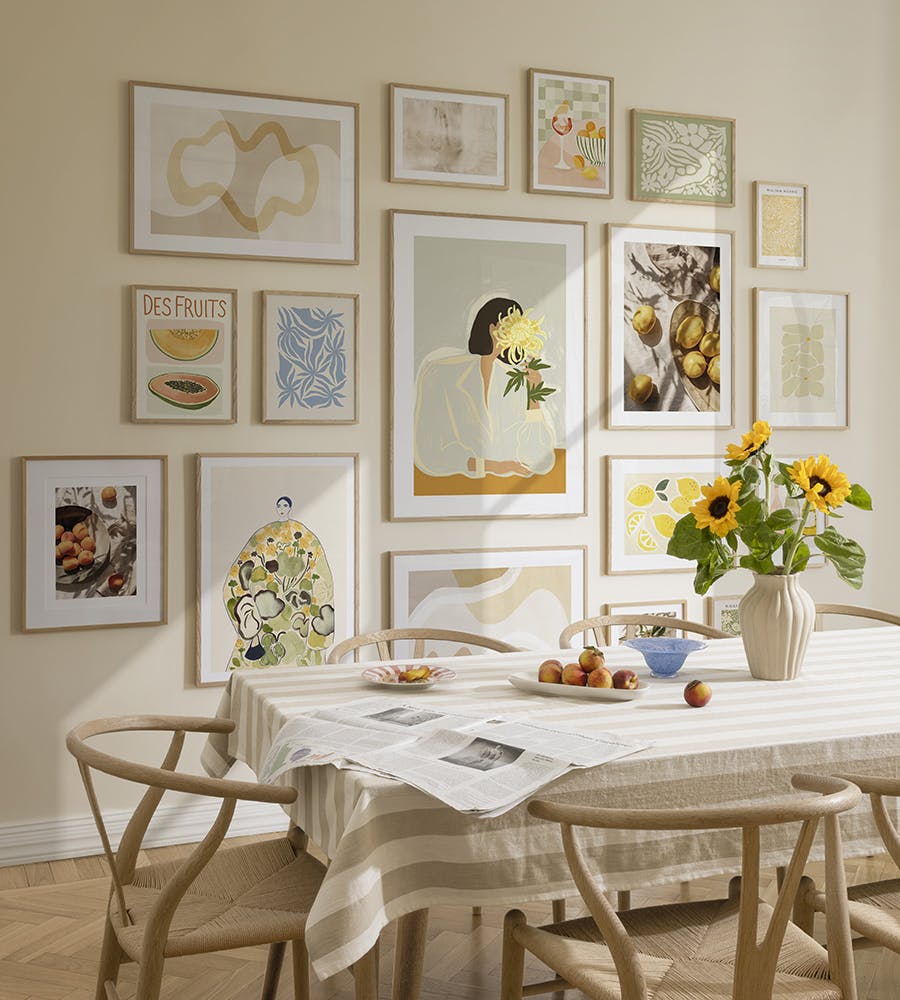 Sunny Days gallery wall
