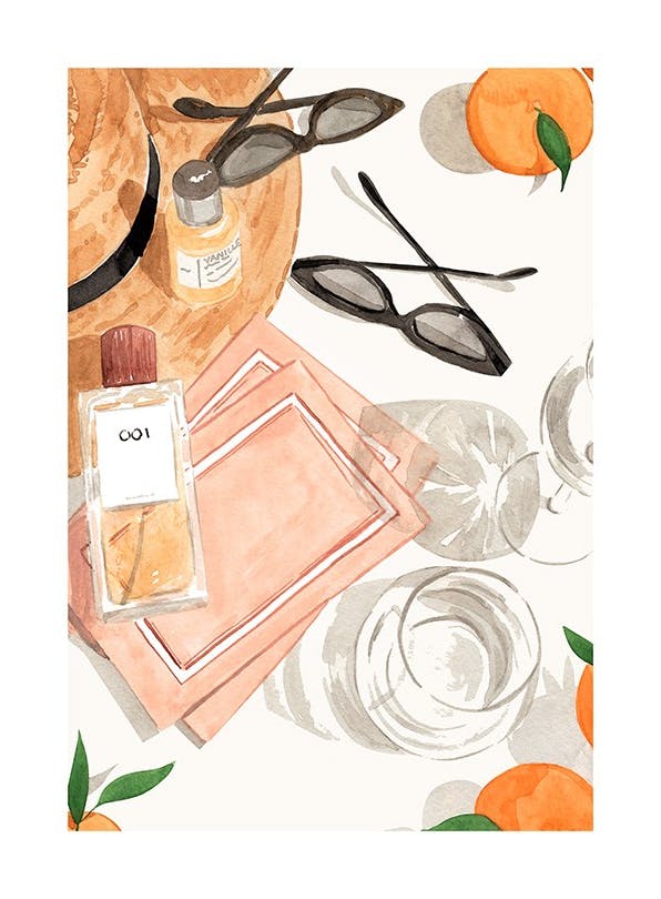 Sabina Fenn - Vacation Still Life Poster (30x40 cm)