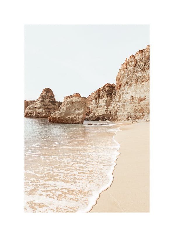 Algarve Beach Poster (40x50 cm)- Quadri di spiagge