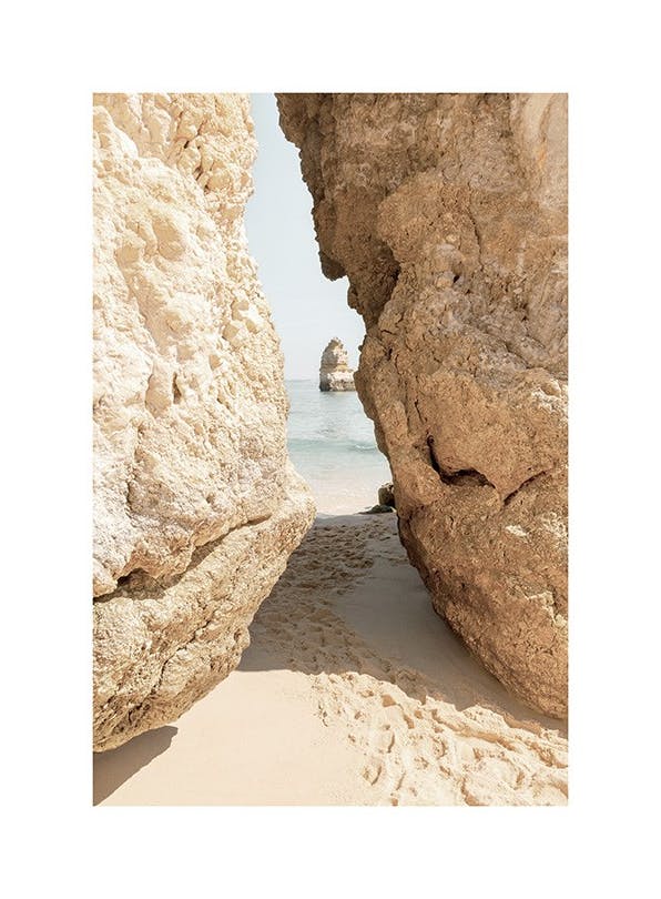 Algarve Cliffs Affiche (50x70 cm) - Tableaux de plages