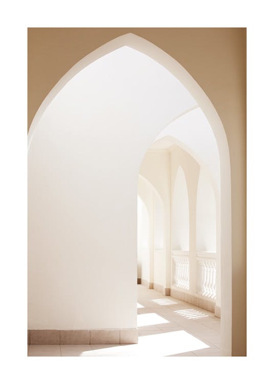 Beige Arches Poster 0