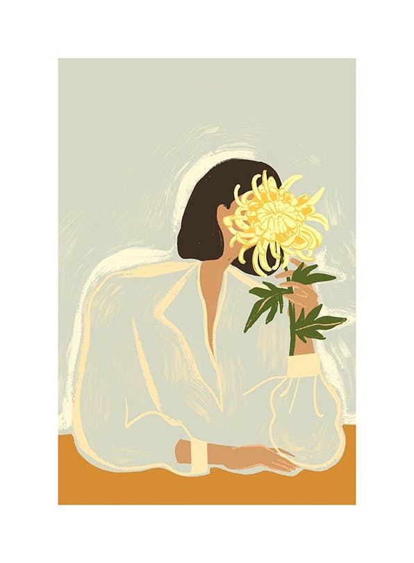 Arty Guava - Lay Hoon - The Chrysanthemum Poster (40x50 cm)