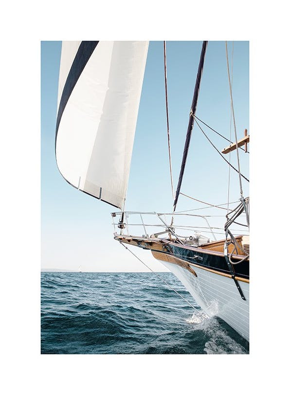 Sail the Sea Affiche (30x40 cm) - Tableaux de la mer