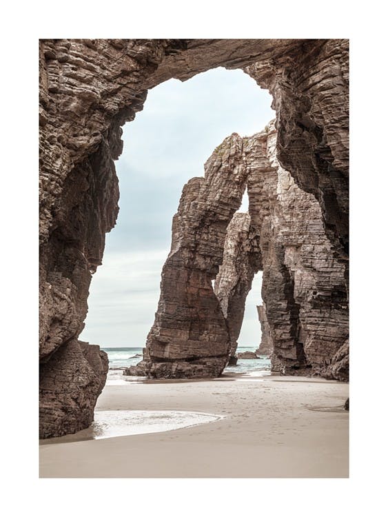 Stone Arches Beach Poster 0
