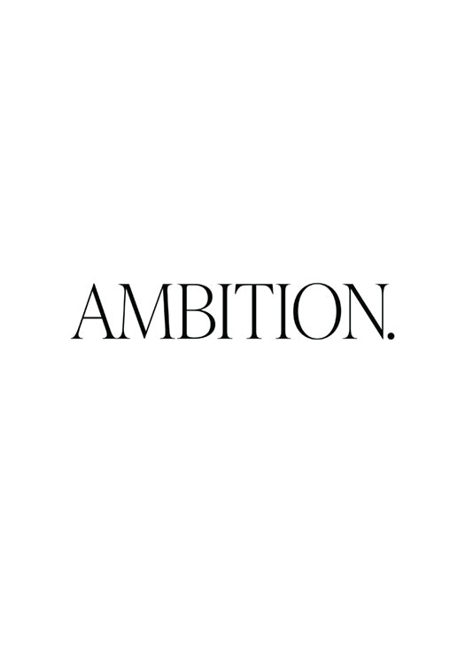 Ambition Plakat 0