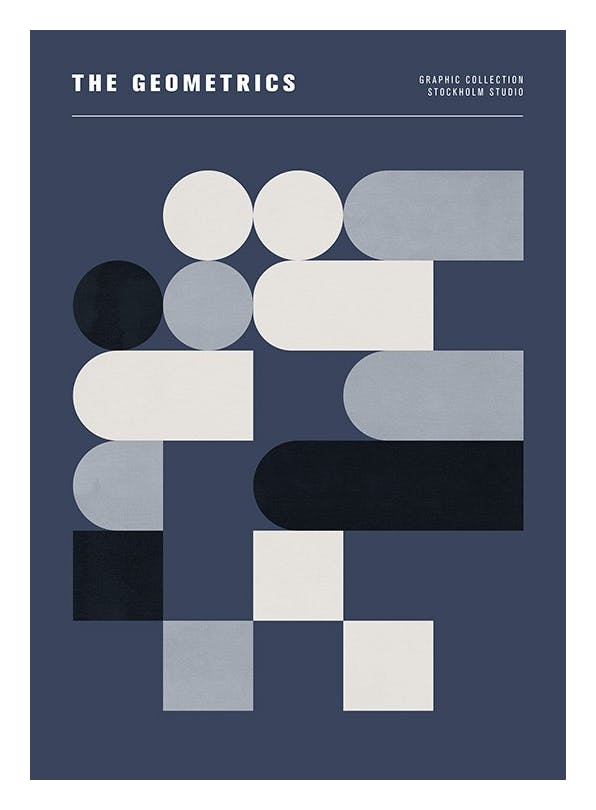 The Geometrics Plakat (30x40 cm)- Grafiki