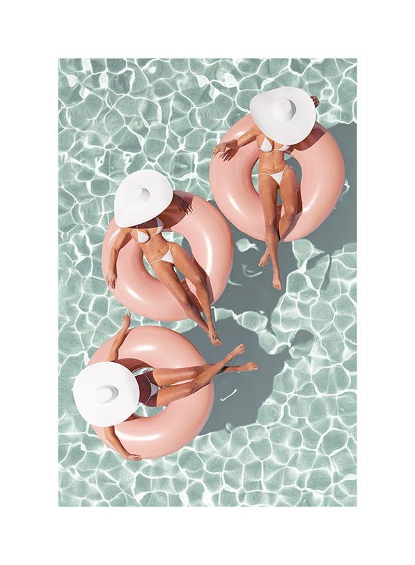 Pool Day Plakat (30x40 cm)- Fotografia