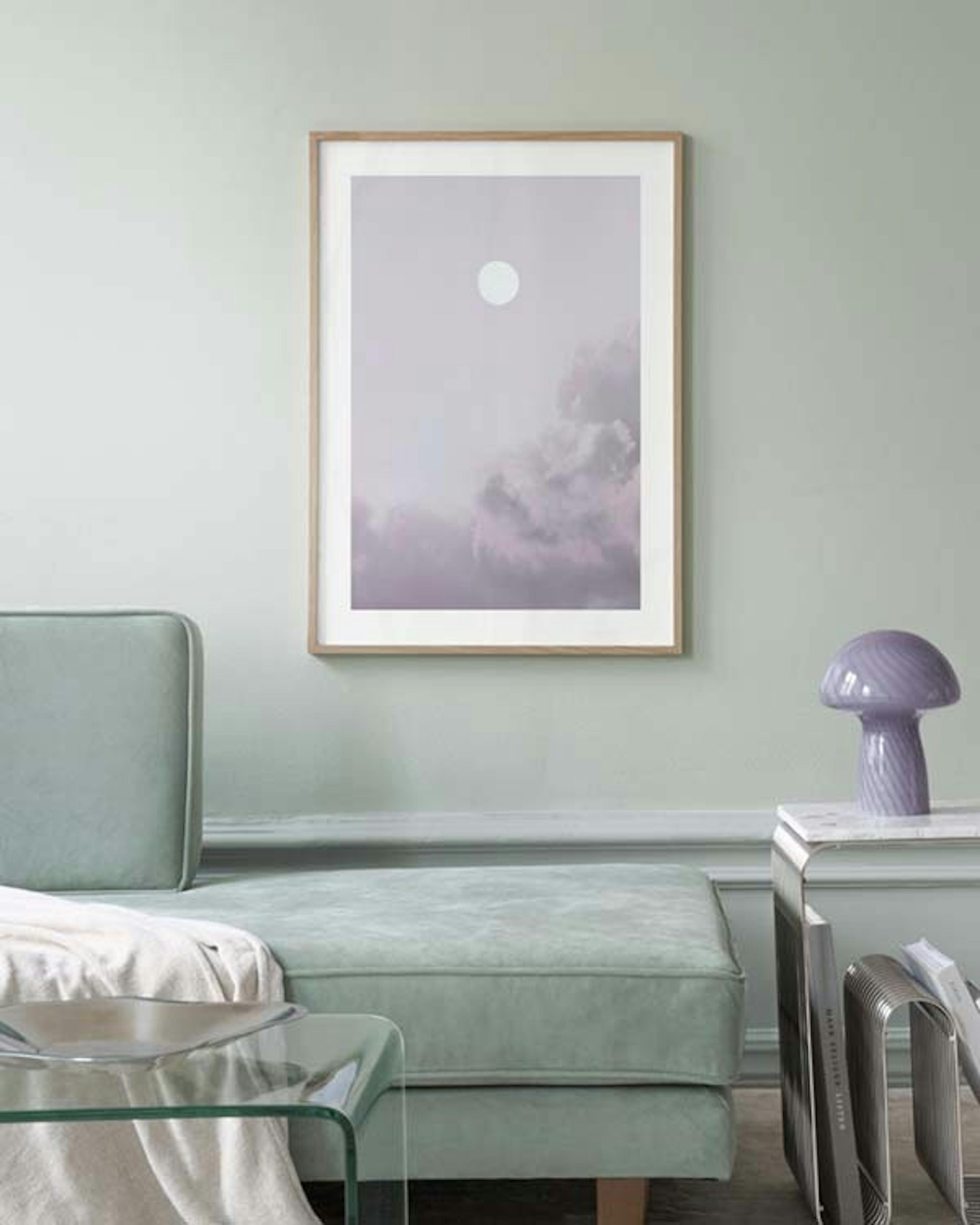 Purple Moon Print